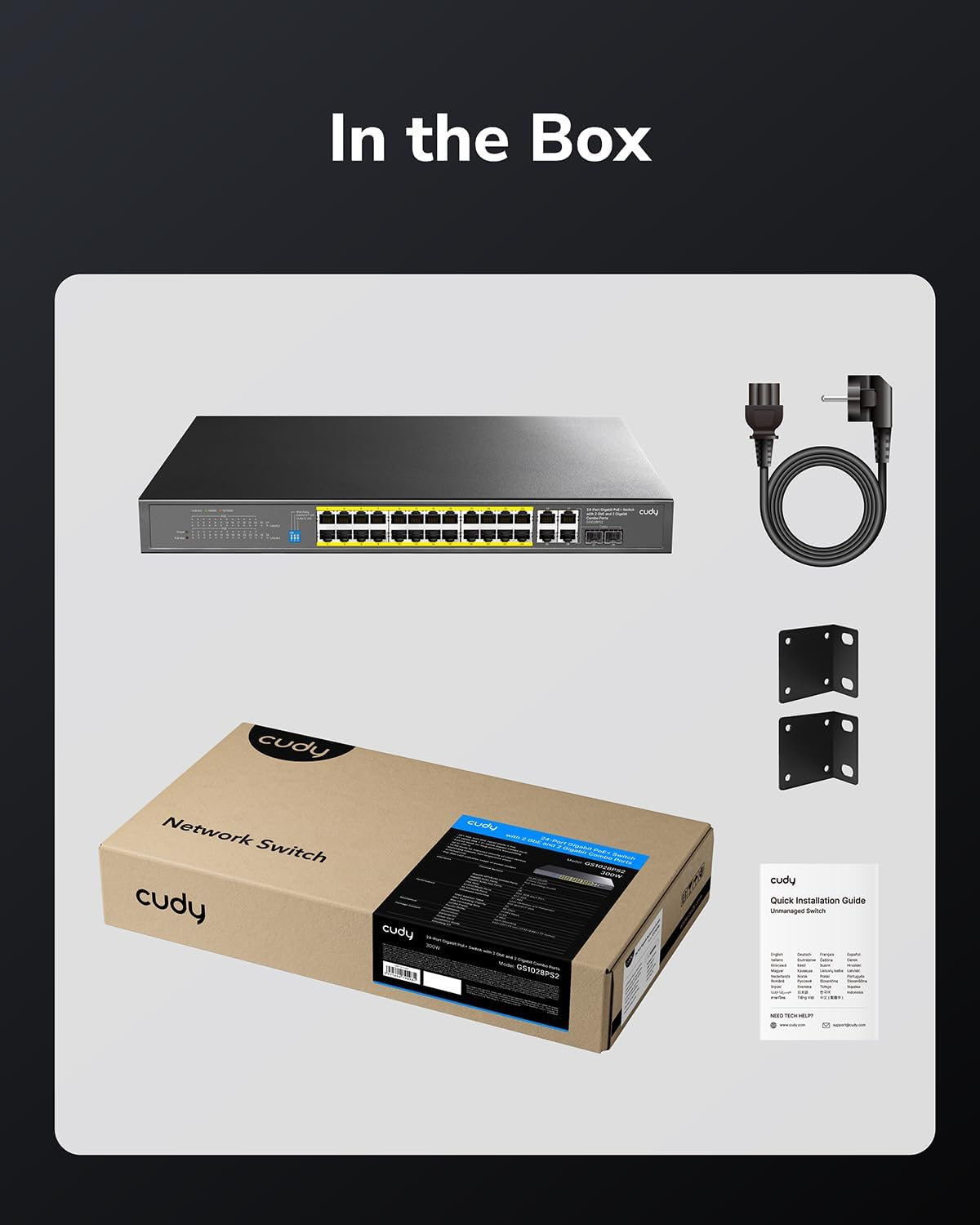 24-Port Gigabit PoE+ Ethernet Network Switch - Image 10